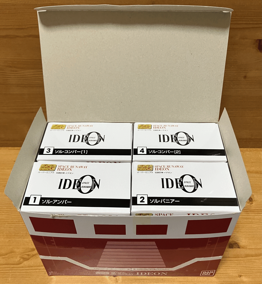 【新品未開封】　スーパーミニプラ　伝説巨神イデオン　全４種（ソル・アンバー、ソル・バニアー、ソル・コンバー[1] [2]）_画像2