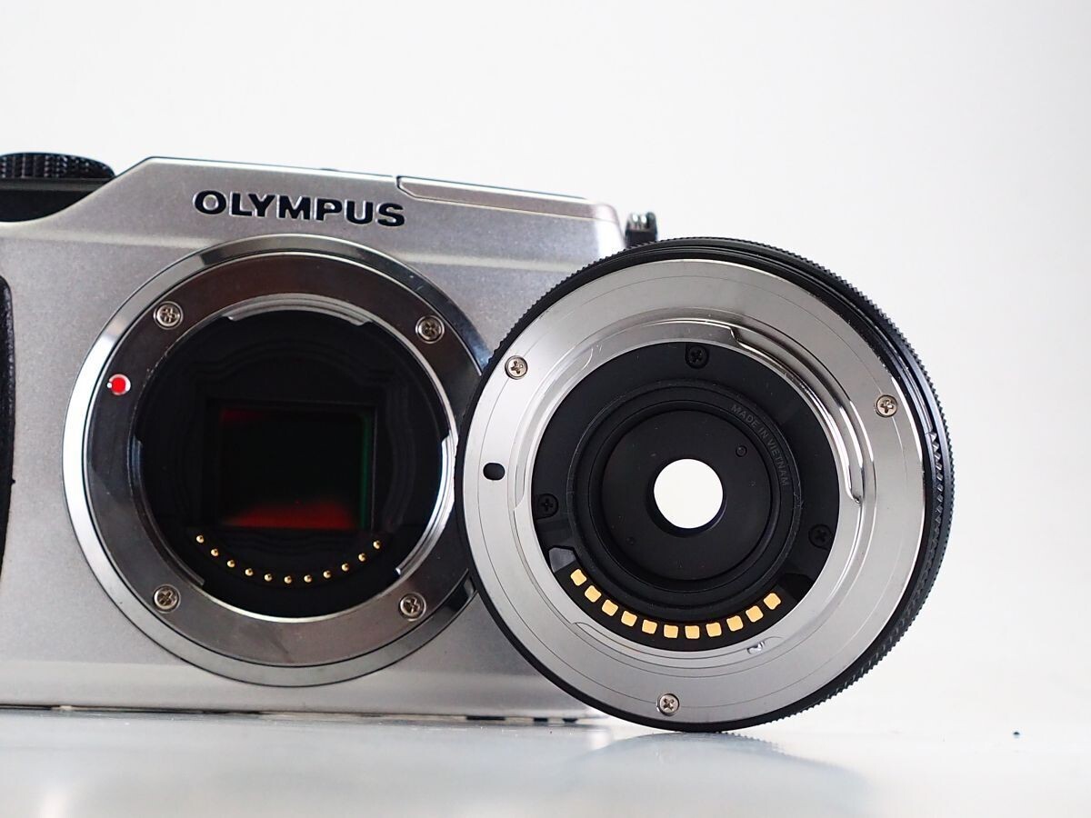 ★訳あり大特価★ オリンパス OLYMPUS E-PL2 ボディ 14-42mm F3.5-5.6 EZ ED MSC レンズ/バッテリーセット ★通電OK #N0796