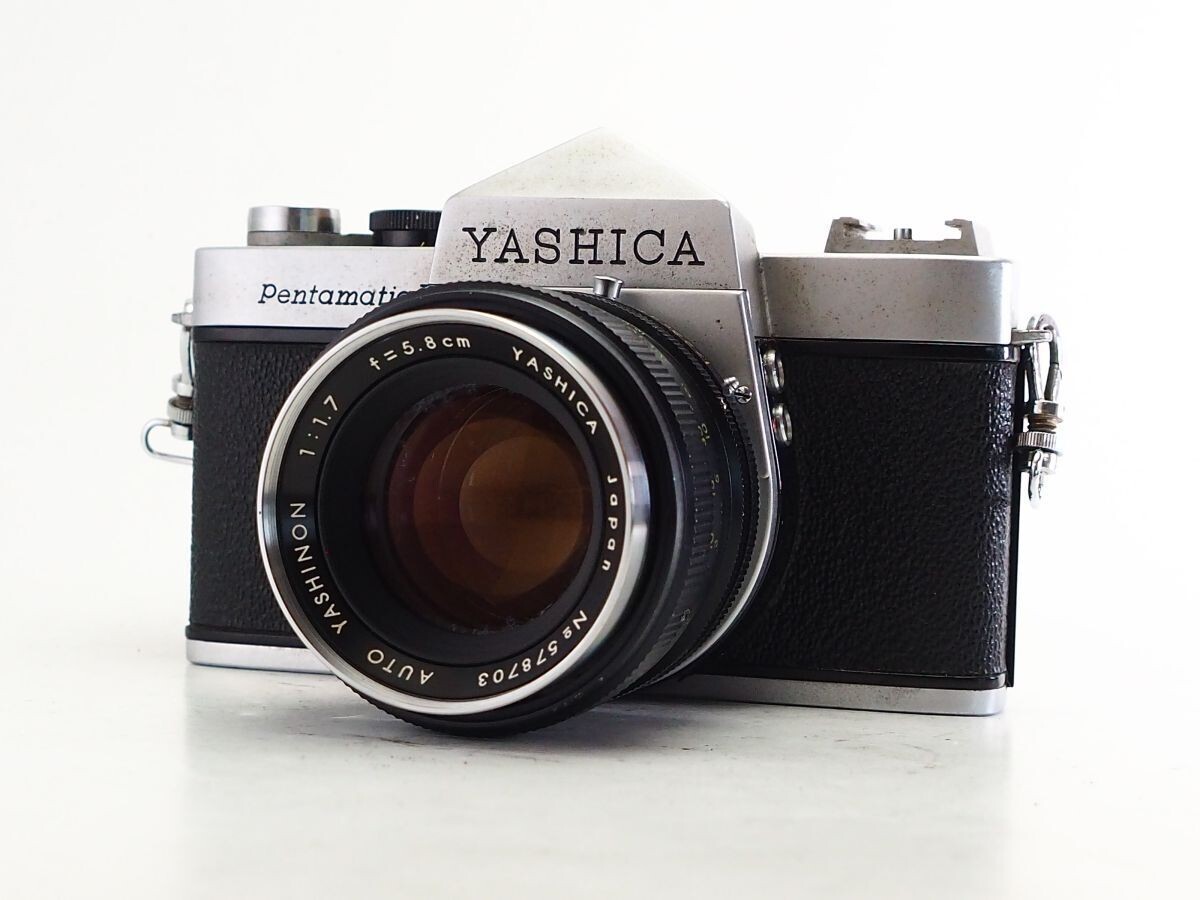★訳あり大特価★ ヤシカ YASHICA PENTAMATIC II ボディ AUTO YASHINON 5.8cm F1.7 レンズセット #N0681