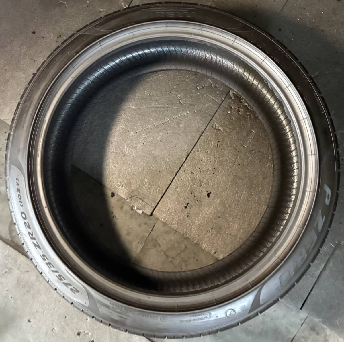 2019年製 約9.2分山 ピレリ　PIRELLI ピーゼロ　P ZERO 275/35R20 1本　送料無料　 h_233_画像4