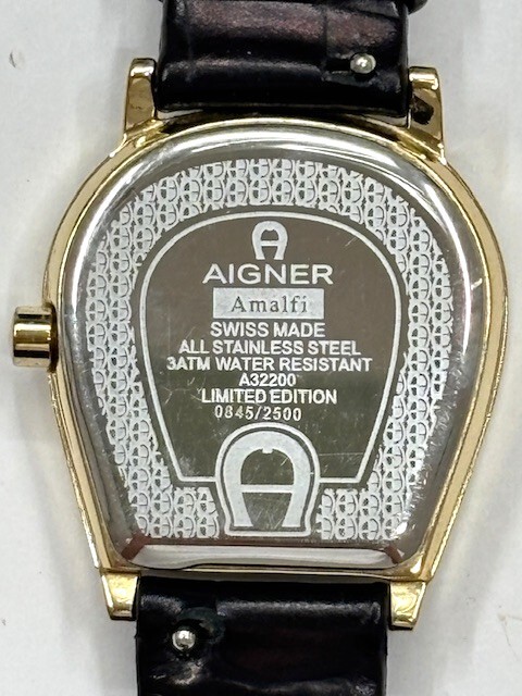 AIGNER/アイグナー A32200 クオーツ レディース時計 _画像4