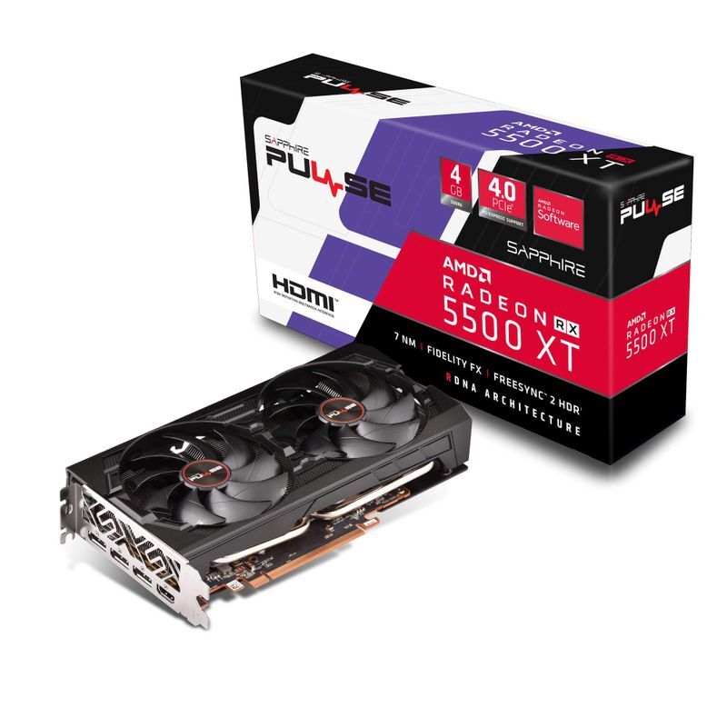 SAPPHIRE PULSE RADEON RX 5500 XT 4G グラフィックスボード 11295-03-20G VD7151_画像1