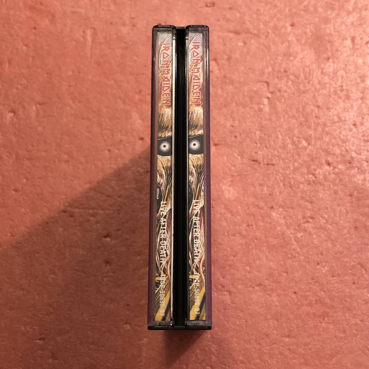 2CD リマスター 国内盤 ライナー 歌詞対訳 カラーブックレット付き アイアン メイデン 死霊復活 Iron Maiden Live After Death_画像2