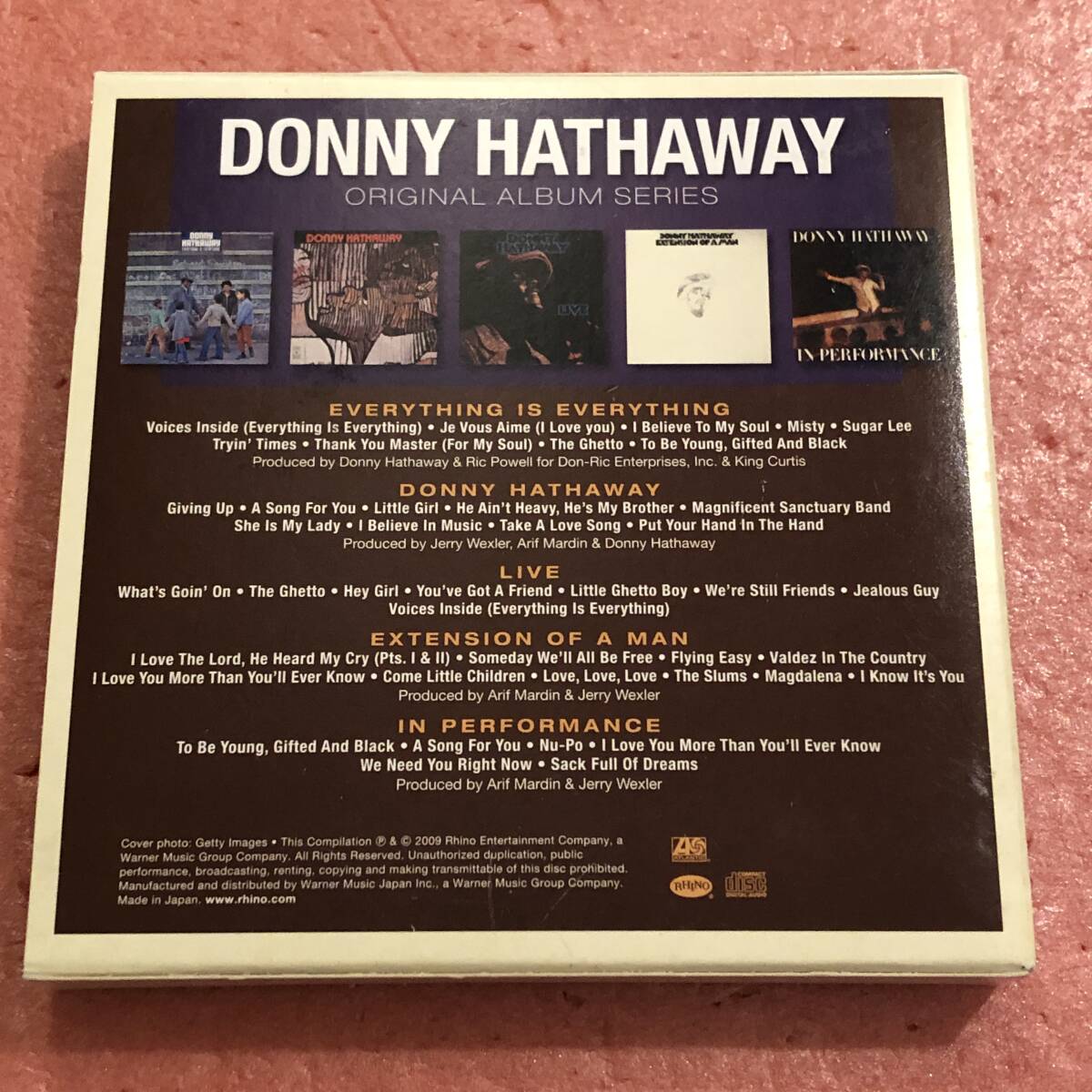 5CD 国内盤 帯付 ダニー ハサウェイ / ファイヴ オリジナル アルバムズ Donny Hathaway Original Album Series_画像4