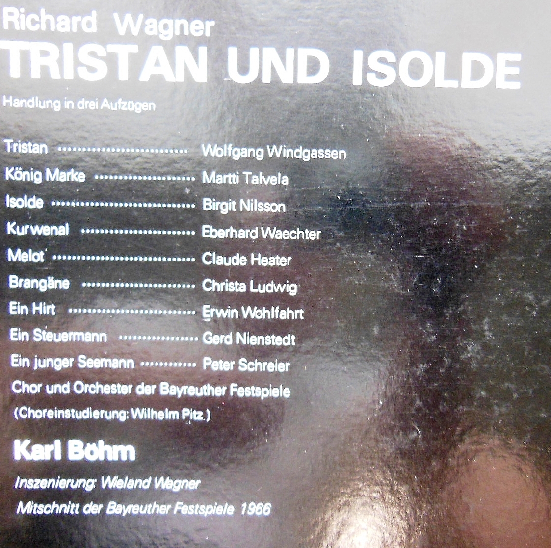 ●巨匠ベームで聴く「トリスタンとイゾルデ」のライヴ名盤 5LP（バイロイト）_画像2