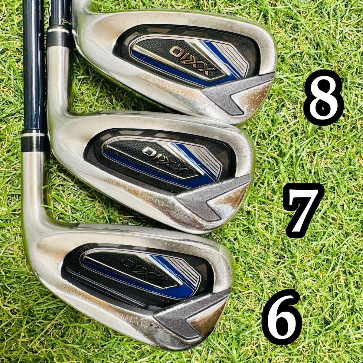 【良品】DUNLOP XXIO 12代目ゼクシオ XXIO12 メンズアイアンセット MP1200 6本 カーボン SR_画像2