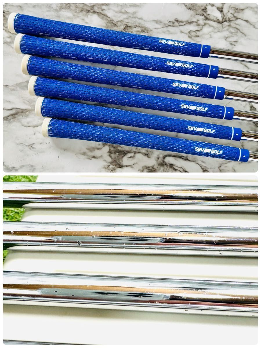 【良品】PING ピン i210 オレンジドット メンズアイアンセット ダイナミックゴールド DG S200 6本 スチール S