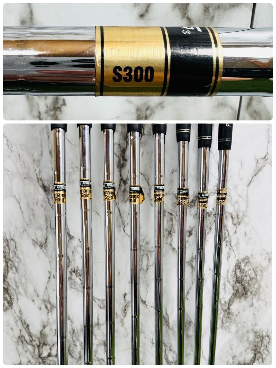 【名器】豪華8本 Cleveland クリーブランド CG1 マッスルバック メンズアイアンセット ダイナミックゴールド DG S300 スチール S_画像9