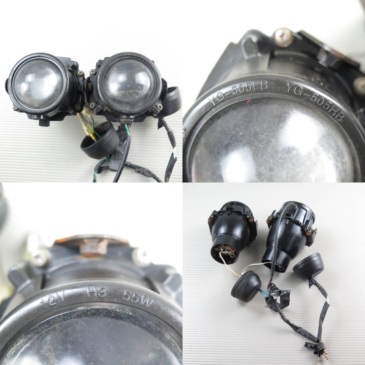 ◆ザックスマダス 125 [LE8PGJ] 純正ヘッドライト レンズ 中古 SACHS Madass スパイダー Spider KR070702 26_画像8