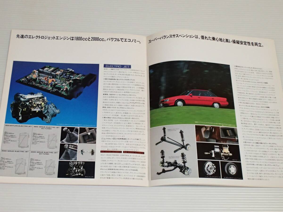 【カタログのみ】三菱　ギャラン　Σ　シグマ　E15A/E13A/E12A　1983.8　GSR-Xターボ/ロイヤル/スーパーサルーンエクストラ_画像6