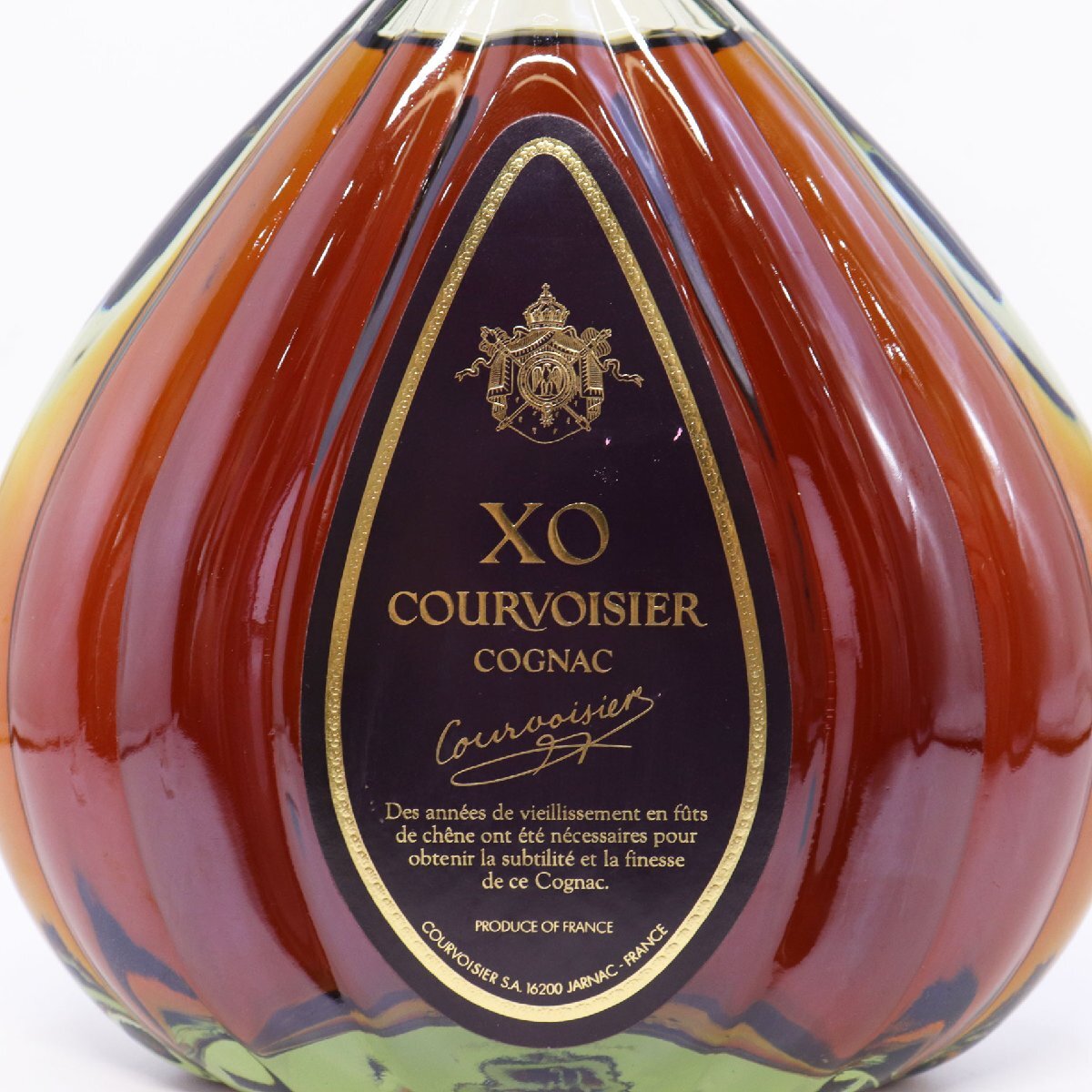 未開栓 COURVOISIER クルボアジェ XO グリーンボトル コニャック ブランデー 700ml 40% 古酒 送料無料_画像3