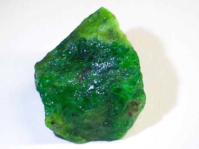 ★秘宝★ツァボライトの原石★グリーンガーネット★25.1ct/20.3mm★Tsavorite★天然石宝石希少鑑賞鉱物コレクション★ラフロック★kamesan_画像5