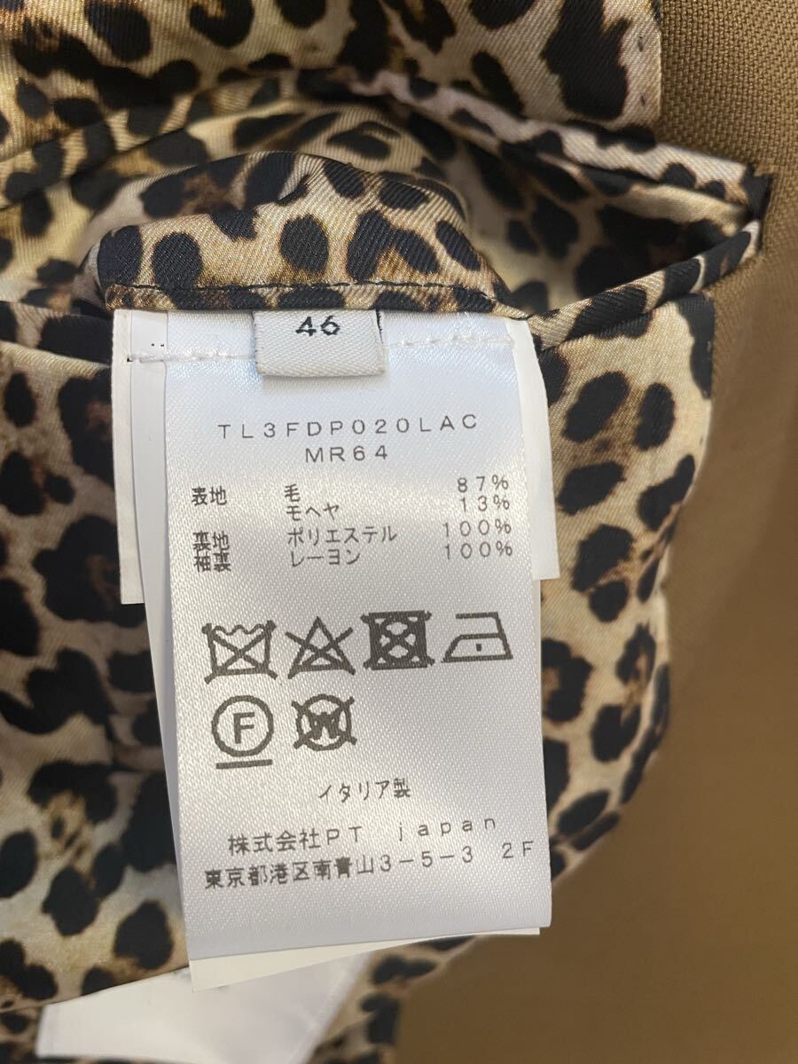 ピーティートリノ PT TORINO 新品 テーラードジャケット 46 ダブル イタリア製_画像5