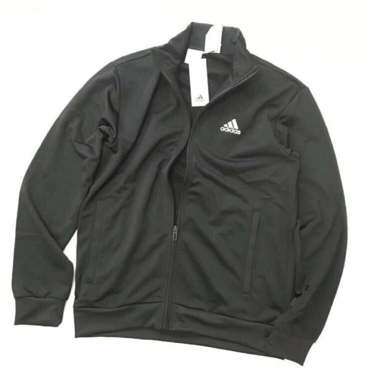 ☆178新品【メンズXL(O)】黒 秋冬 adidas アディダス 上下セット 里起毛 ジャージ ジャケット パンツ セットアップ