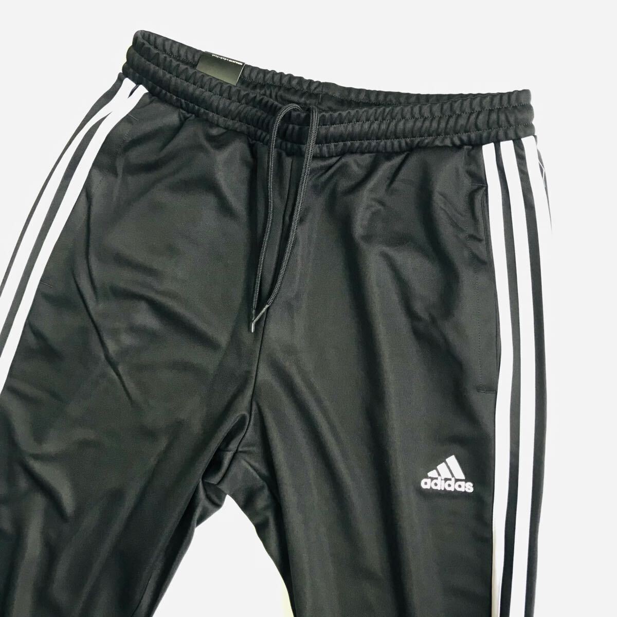 ☆165新品【メンズL】秋冬 黒ブラック アディダス ジャージ トレーニングウェア 上下セット 吸汗速干 セットアップ ジャケット パンツ