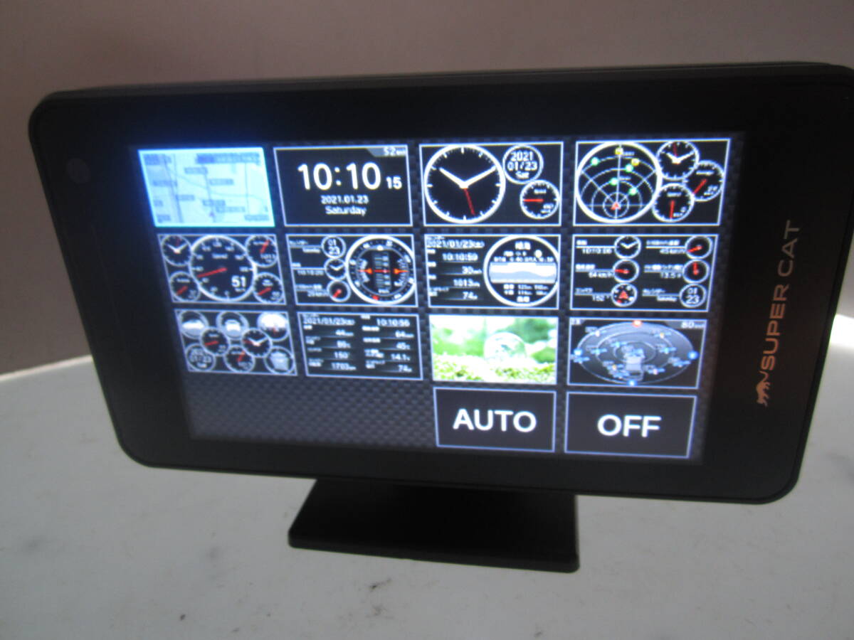 YUPITERU SUPER CAT レーザー＆レーダー探知機　A1000（LS1000、Z1000、GS1000同等品） 中古品