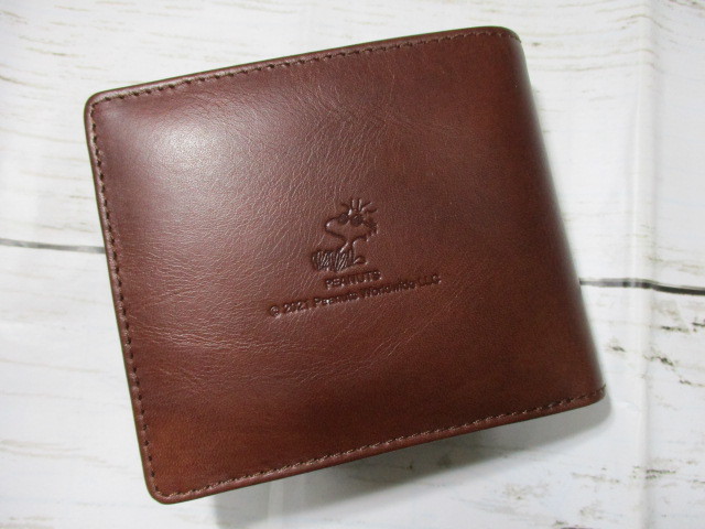 新品 財布 メンズ 二つ折り スヌーピー SNOOPY ブランド 本革 人気のライダーシリーズ ブラウン_画像5