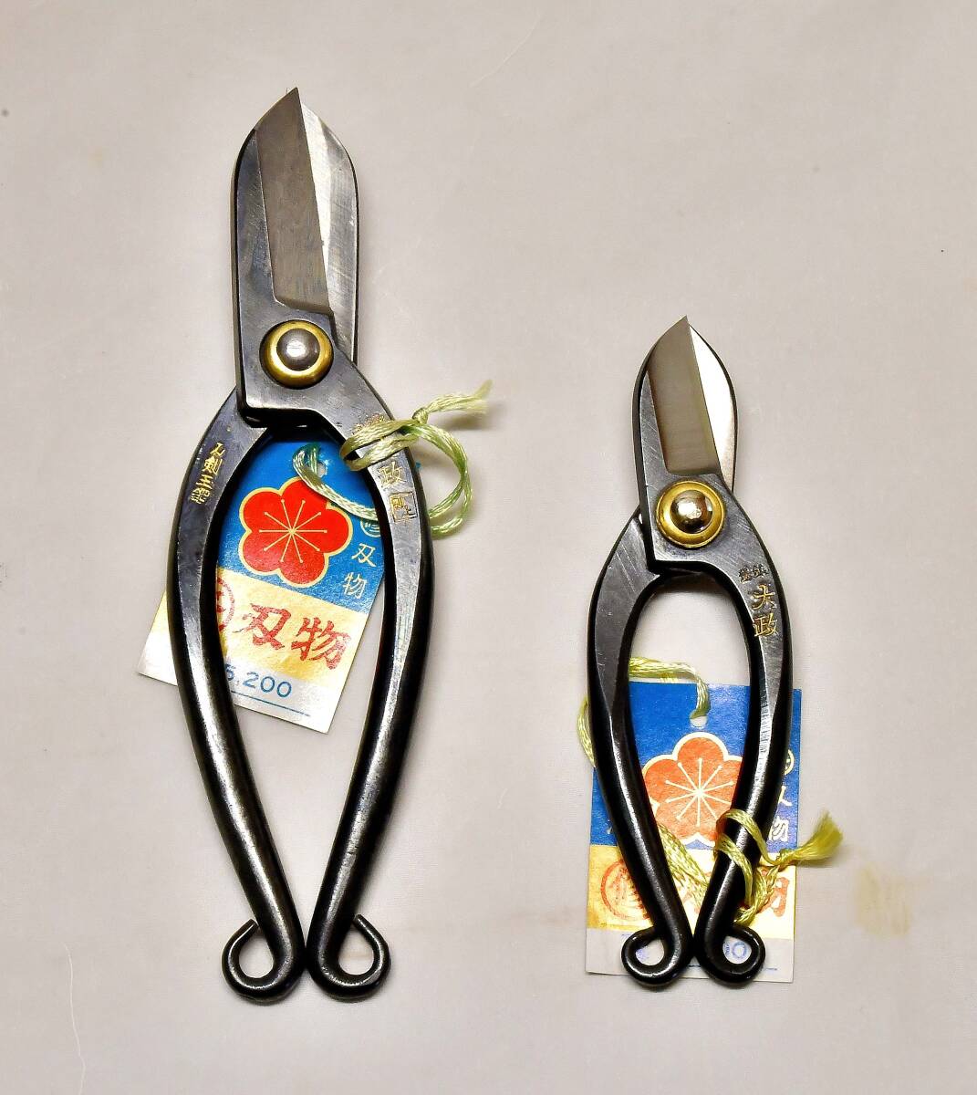 丸修刃物製作所　携帯用１２０mm華道（池坊形）・園芸鋏　展示未使用品　在庫３丁売り切り　＃２_画像1