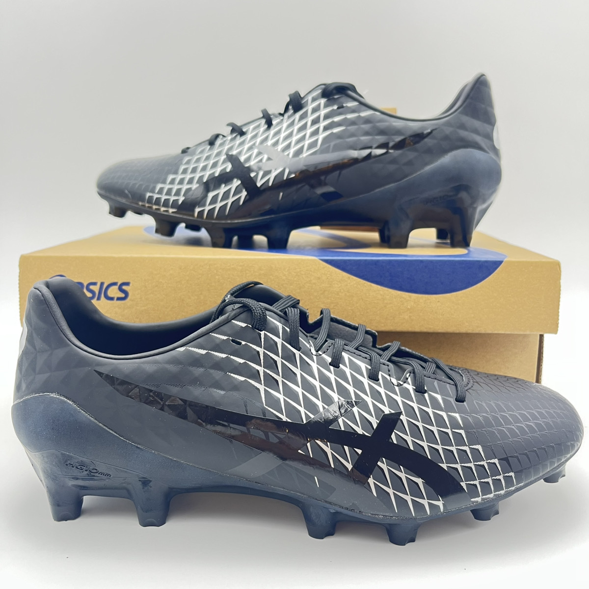 新品未使用 asics アシックス サッカースパイク MENACE 4 1111a195 012 ブラック 26.5cm RC0174_画像2