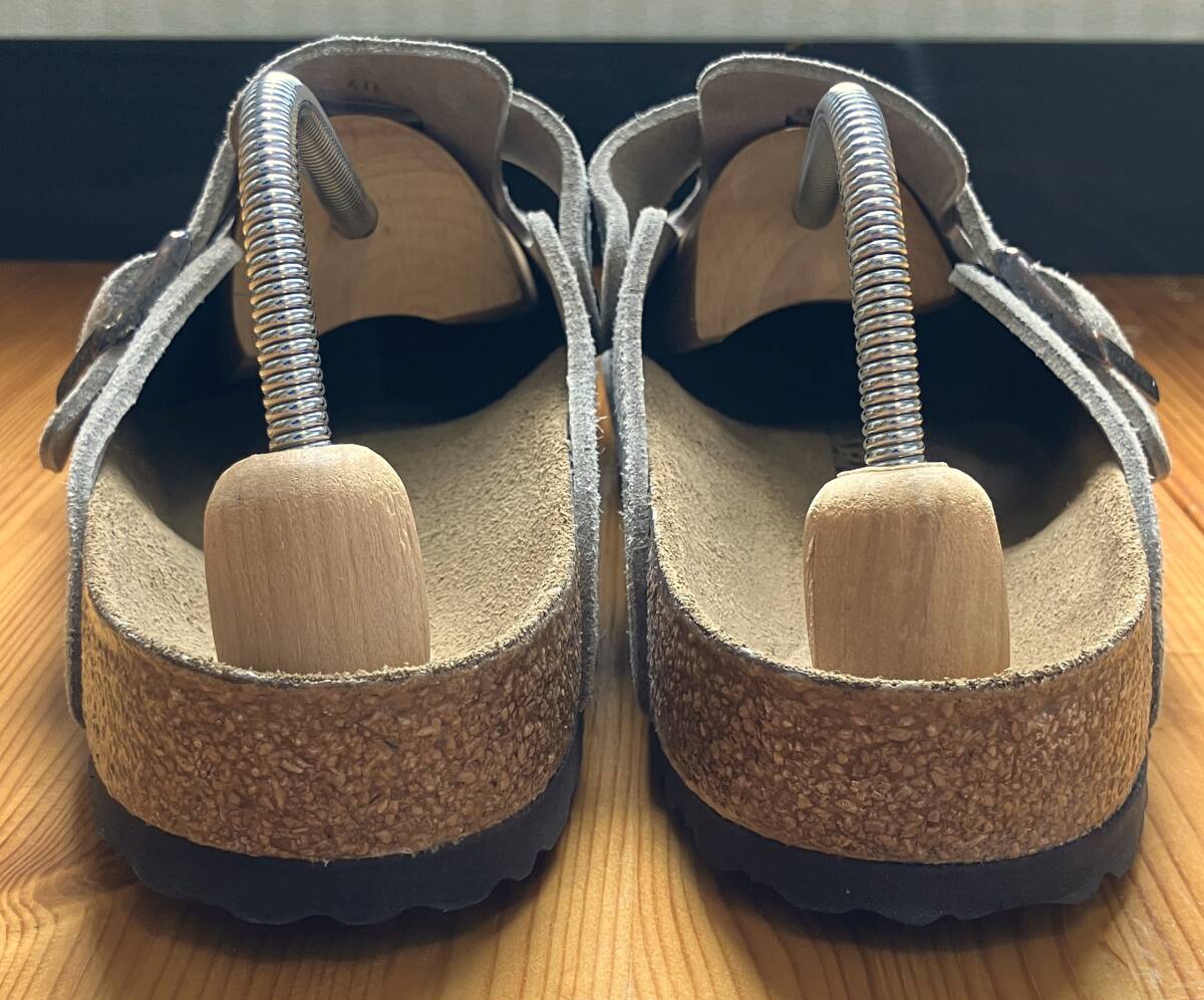 birkenstock boston(suede leather taupe)ビルケンシュトック大人気定番モデルボストン定価24200円新品未使用品送料無料