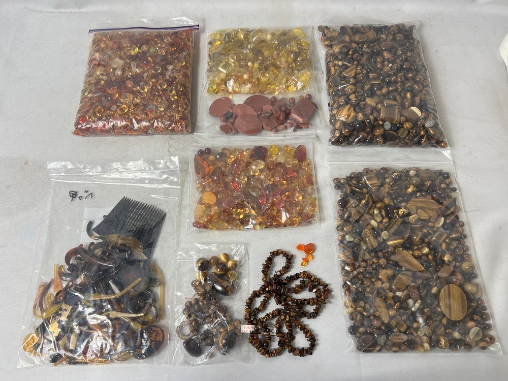 6PA130 1円スタート 天然石 カラーストーン タイガーアイ 虎目 べっ甲 他 黄色 茶色 橙 約5㎏ 大量まとめ ルース 裸石 外し石 パーツ(裸石、ルース)｜売買されたオークション情報、yahooの商品情 その他