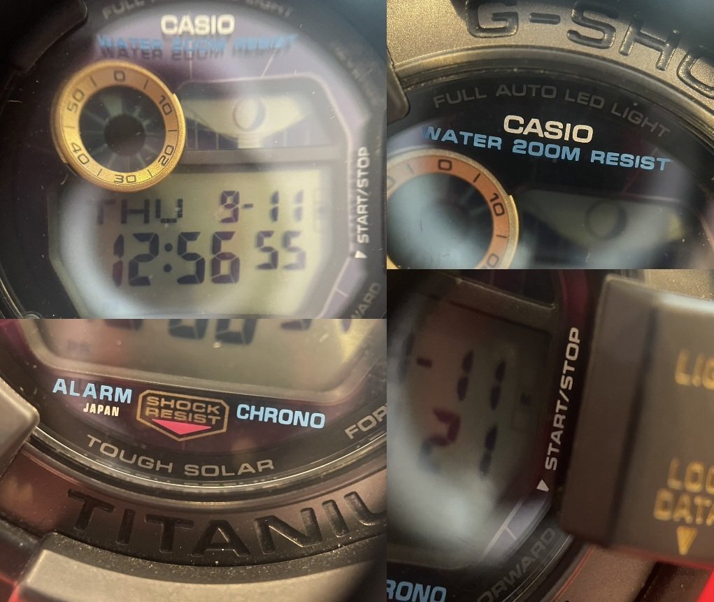 【6CM本09003D】★1円スタート★腕時(shí)計(jì)★G-SHOCK★ジーショック★FROGMAN★フロッグマン★太陽(yáng)電池式（ソーラー式）★メンズ★稼働★箱あり