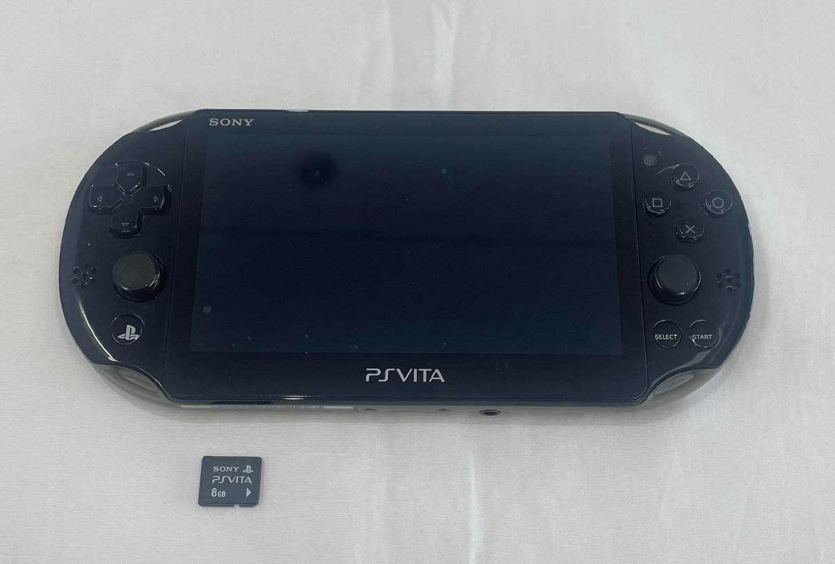 【6MK岡08006E】1円スタート★PSVITA★2000★プレイテーションヴィータ★SONY★本體のみ★箱無し★メモリーカード付★ゲーム★動作確認(rèn)済
