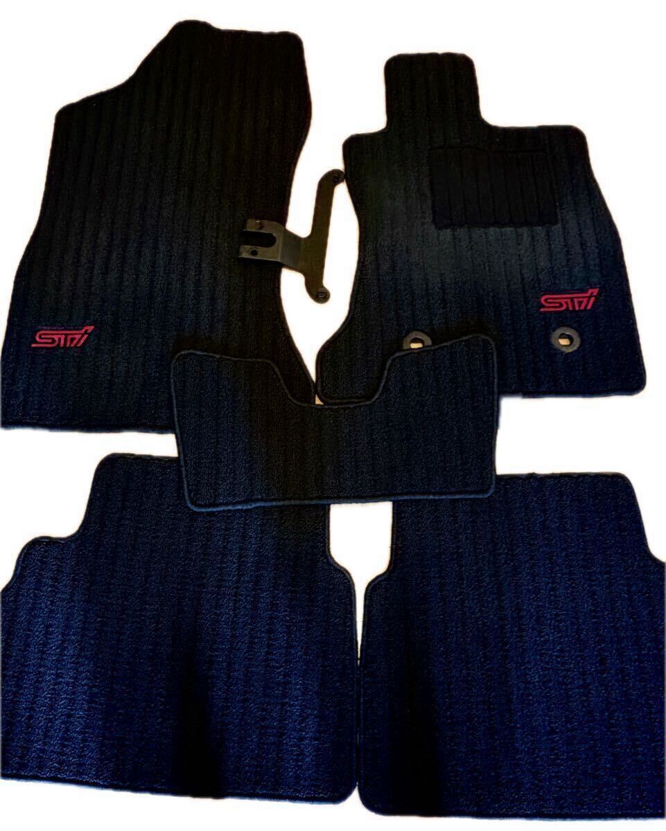 STI フロアマット 美品 品番 J5017VC210 カーペット レヴォーグ WRX VNH VN5 VBH S4 SUBARU スバル 純正 ディーラー カーペット ブラック 