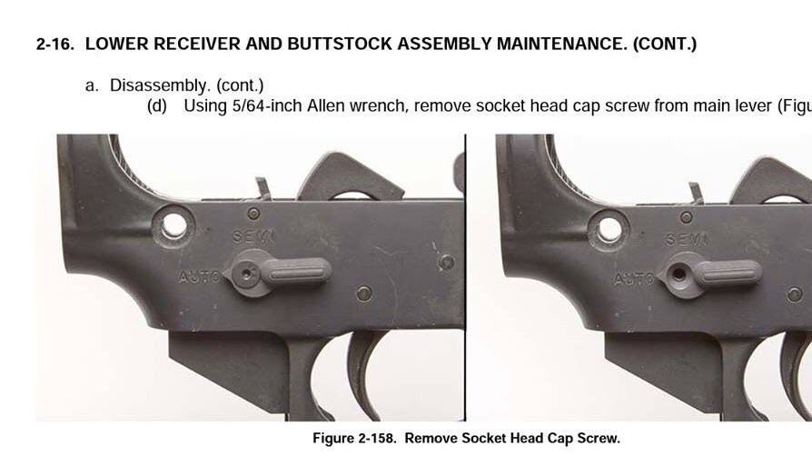 ★★米軍 実物 官給 旧型 刻印 KAC Knights Armament フルオートアンビセレクター 放出未使用品★★Mk18 SEAL MARSOC 海兵隊 トレポン GBBの画像6