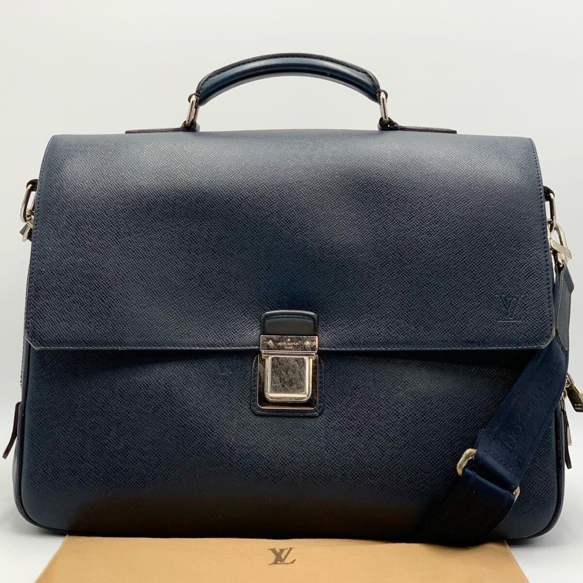 ルイヴィトン ヴァシリPM 2way ビジネスバッグ タイガ ネイビー系 LOUIS VUITTON ルイヴィトン ヴァシリPM 2way ビジネスバッグ