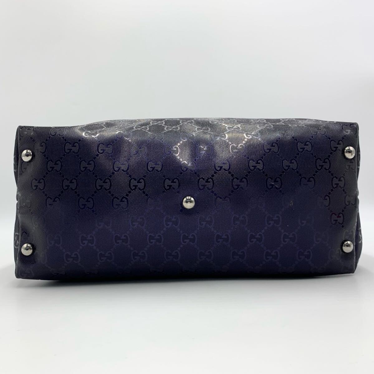 美品 GUCCI グッチ トートバッグ GGインプリメ ネイビー 美品 GUCCI グッチ トートバッグ GGインプリメ ネイビー メンズ