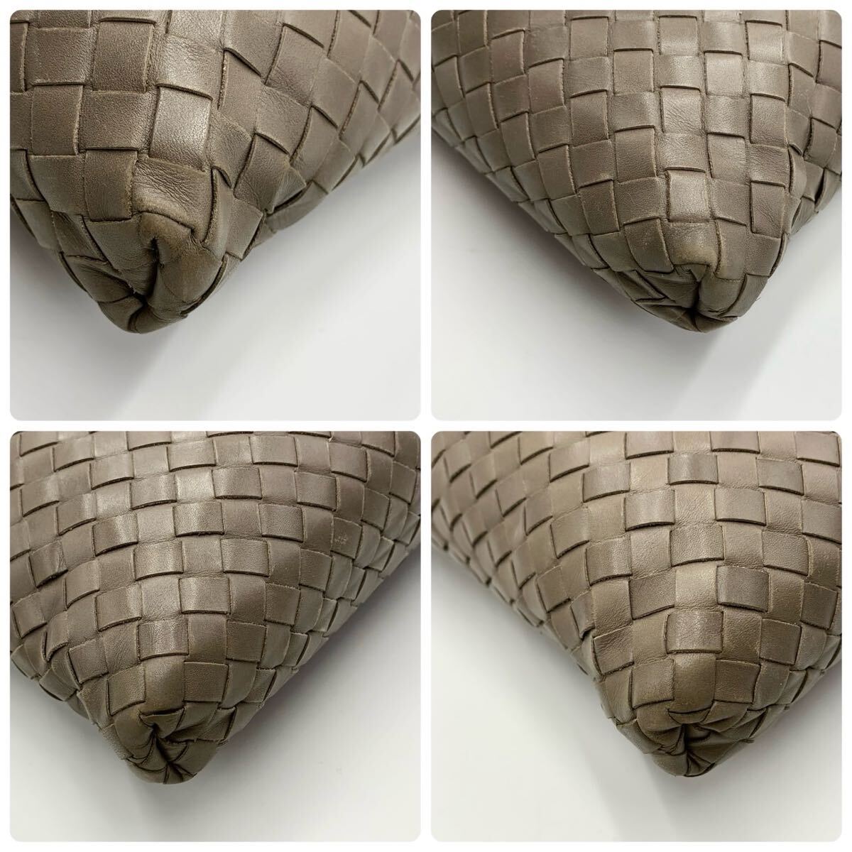 BOTTEGA VENETA ボッテガヴェネタ イントレチャート ショルダーバッグ カーキ 斜め掛け