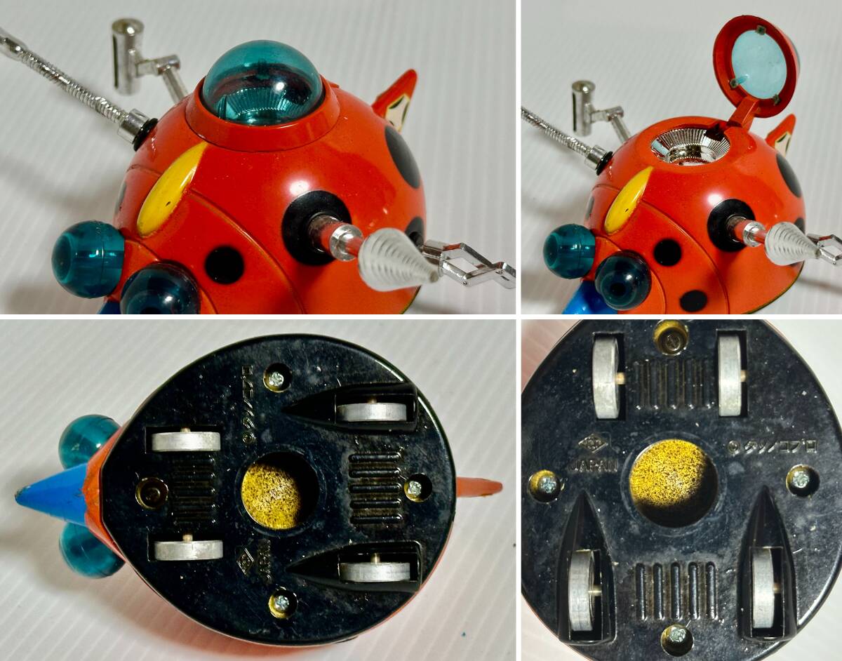 【現状品】 『テントウキ』 アニメ「タイムボカン」 タカトク 箱・パーツ欠品 タツノコプロ「タイムボカンシリーズ」の第1作目_画像6