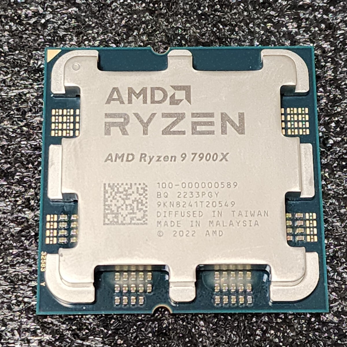 CPU AMD RYZEN9 7900X 4.7GHz 12コア24スレッド Socket AM5 PCパーツ 動(dòng)作確認(rèn)済み