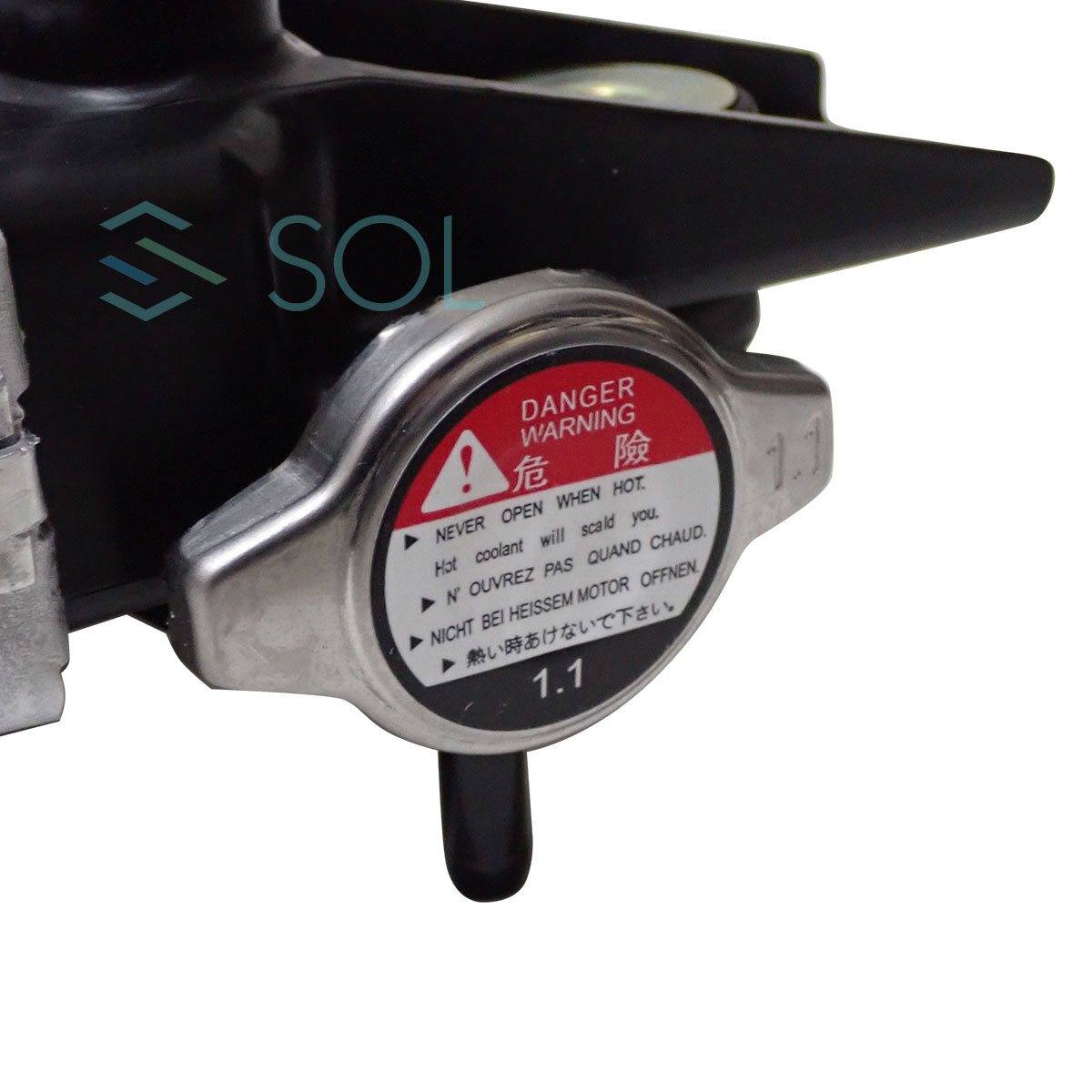 CAPSOL ハイゼット トラック S200P ラジエーター ラジエター キャップ付 AT車 16400-B5030 16400-B5031 18時まで即日出荷_画像7