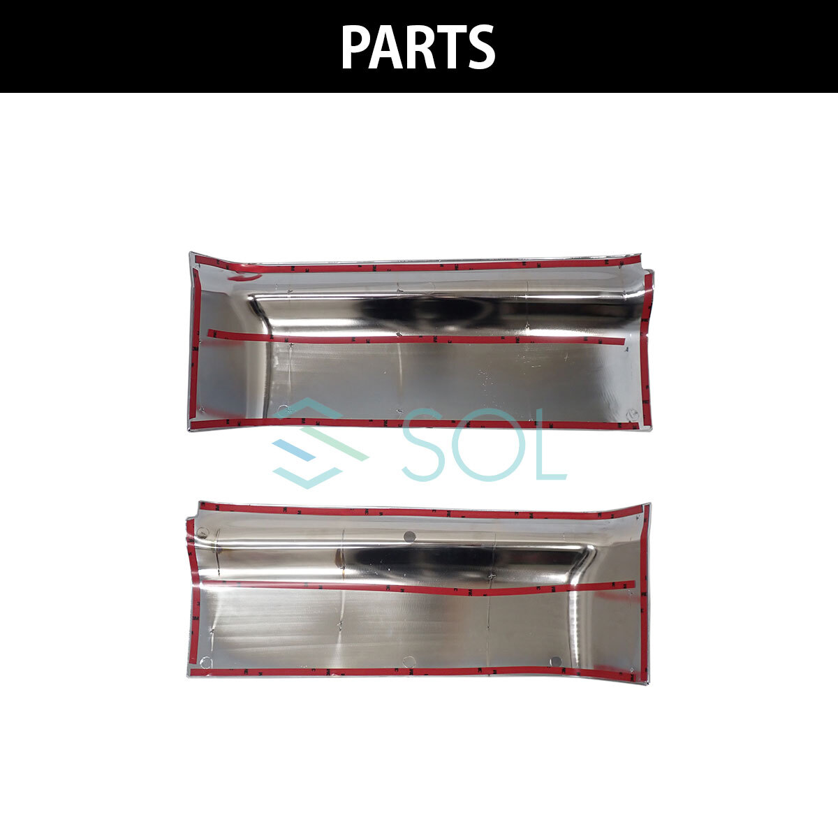 いすゞ NEWギガ 07ギガ ギガ 標準ルーフ ハイルーフ兼用 リアフェンダーカバー 左右セット ABS製 クロームメッキ 出荷締切18時_画像3