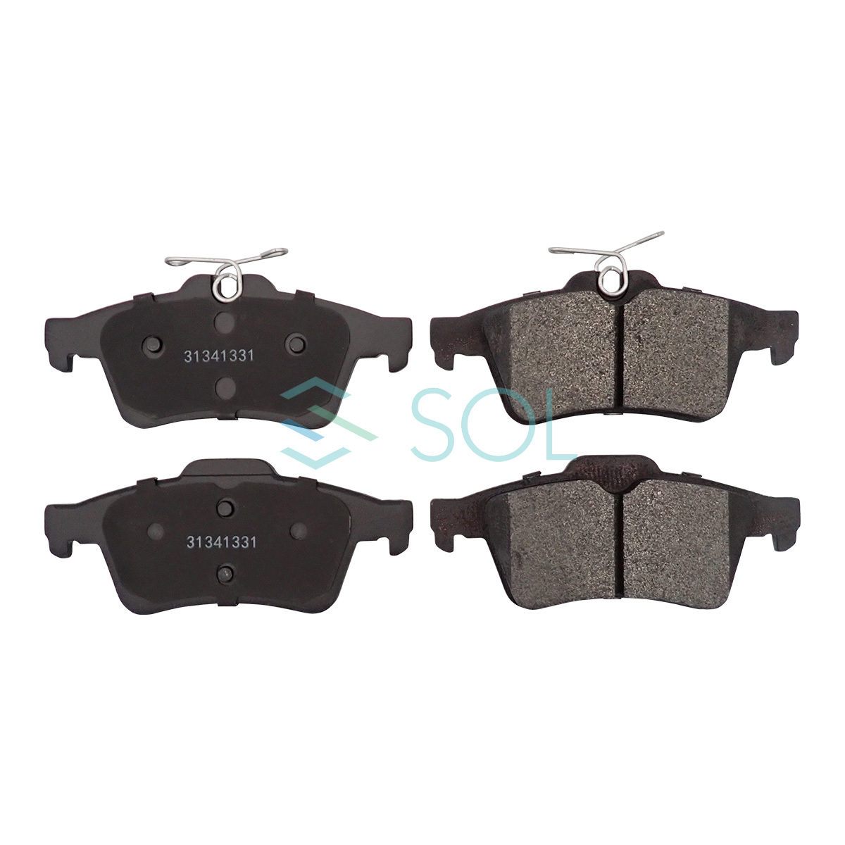 HAPAD ボルボ C30 533 C70II 542 S40II 544 V40 525 526 V50 545 リア ブレーキパッド ディスクパッド 左右セット 31341331_画像2