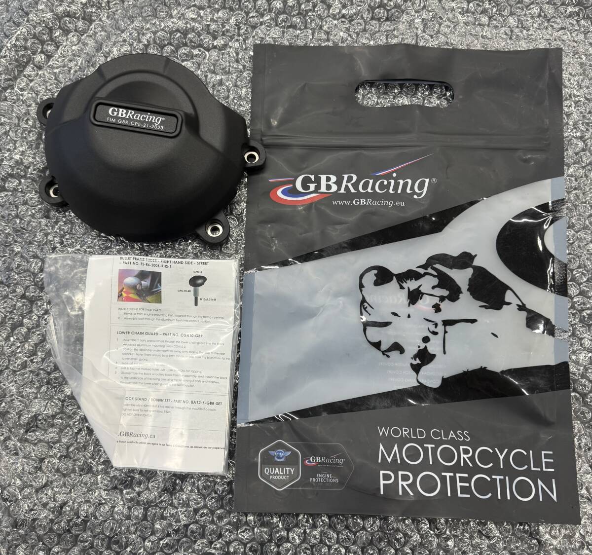 YZF-R6（06-25）　GBレーシング　ジェネレーターカバー　GBRacing　FIM公認(rèn)　エンジンカバー(２次カバー )　