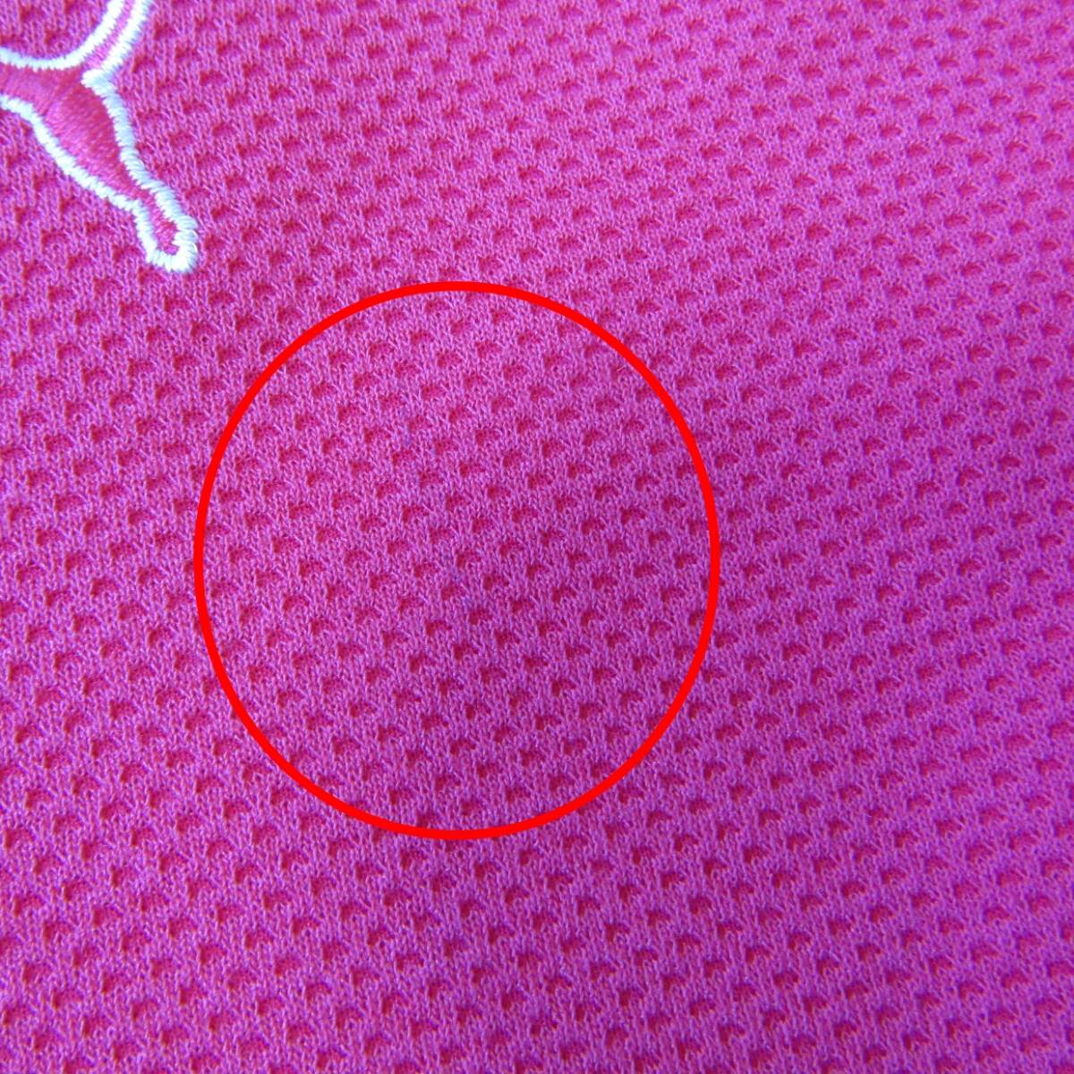 PUMA プーマ レディースゴルフメッシュポロシャツ Mサイズ_画像7