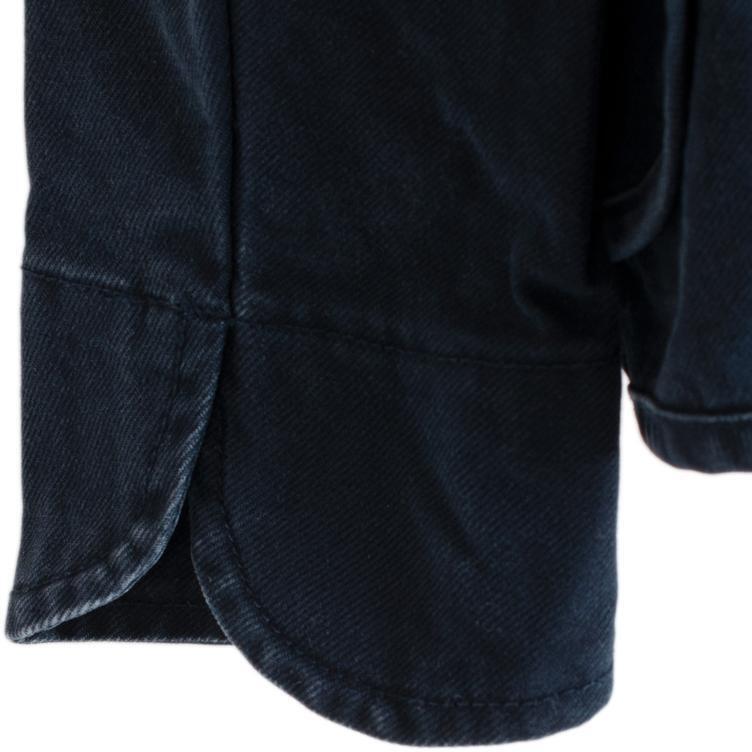 DANTON ダブルボタンワークジャケット Women's DANTON ダントン 丸襟ダブルジャケット 34 ネイビー ワークジャケット_画像4