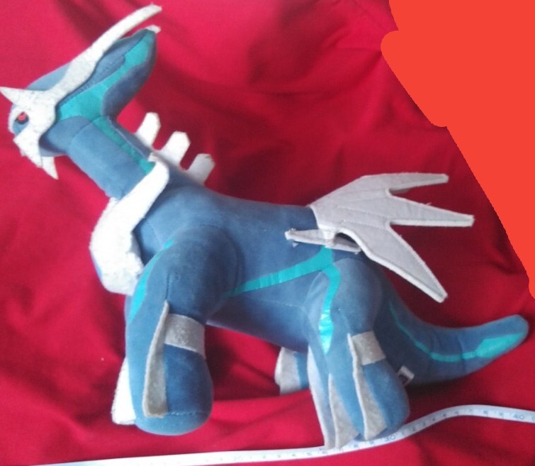 ポケモン タカラトミー NEWポケモンぬいぐるみDP ディアルガ ダイパ TAKARA TOMY ダイヤモンド&パール マスコット DP 当時物 Dialga 伝説_画像3