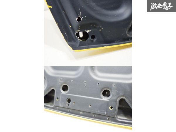 【希少!】Ferrari フェラーリ純正 F360 360 チャレンジ ストラダーレ リアゲート テールゲート パネル 単体 イエロー 棚2A22_画像9