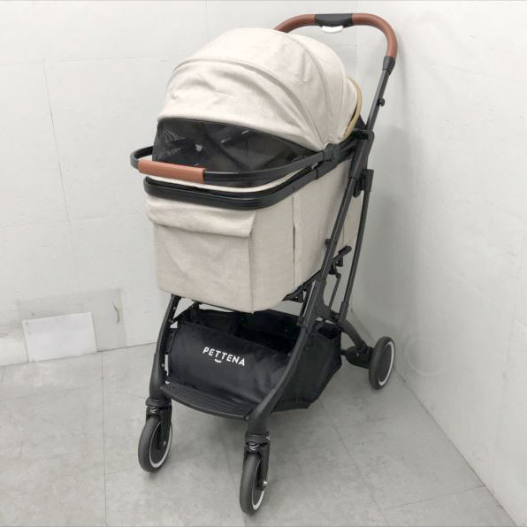 D8303YO ◆0930_1凹【美品】ペットカート バギー 分離型 PETTENA KNIGHT (PC20) 犬 猫ペット用品_画像1