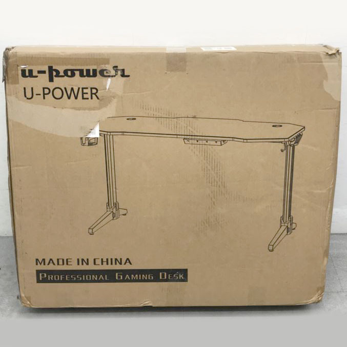 D7942YO ◆0930_2凹【アウトレット品】ゲーミングデスク パソコンデスク オフィスデスク UPOWER JC-2 机 テーブル未使用 家具_画像2