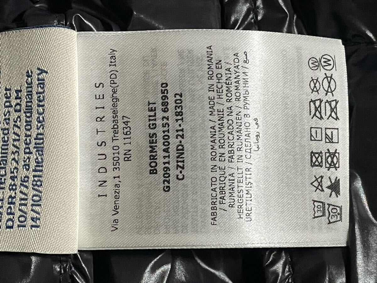 未使用 MONCLER BORMES GILET 5 ブラック ダウンベスト モンクレール フード ダウン ベスト ジャケット モンクレールジャパン 黒_画像8