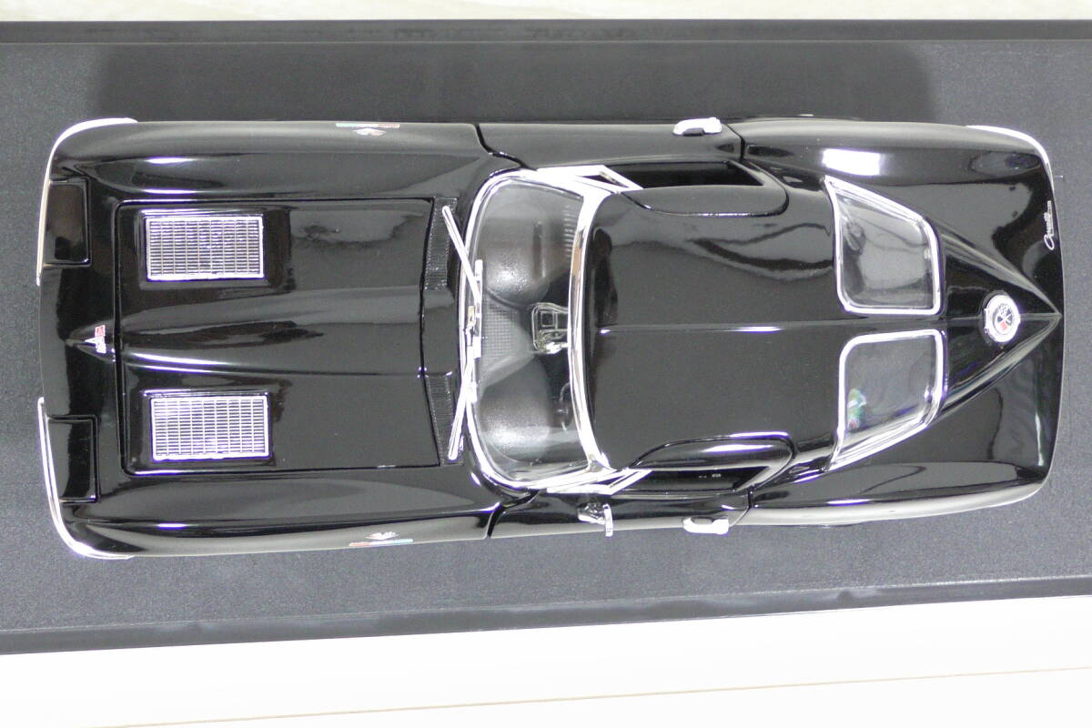【送料無料】 1/18 コルベット スティングレー ブラック 1968 Corvette Sting Ray アメリカンマッスル_画像7