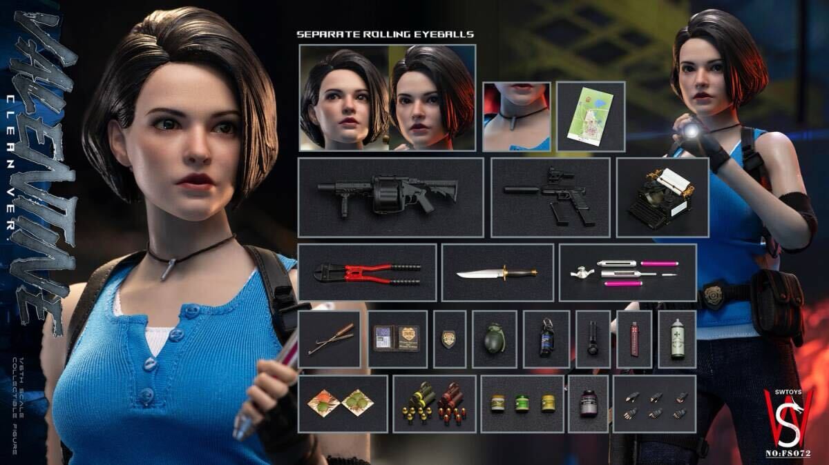 SWTOYS 1/6 バレンタインデー スタンダード.Ver 未開封新品 FS072 Valentine Standard Version 検) Resident Evil Jill _画像7