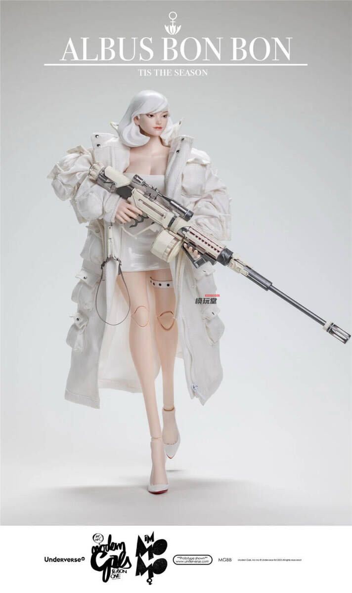 Underverse 1/6 MOMO Albus Bon Bon クリスマス 限定.Ver 未開封新品 UV202319 Limited Edition MODERN GALS Season One UV アンダーバース_画像3