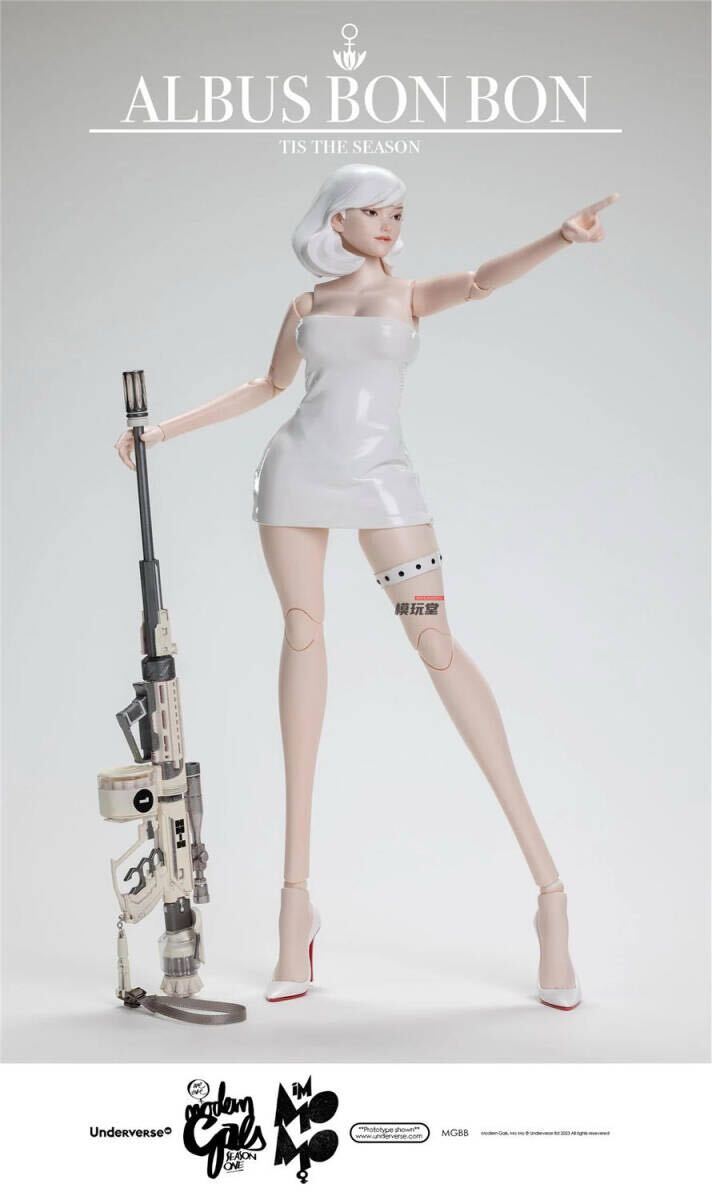 Underverse 1/6 MOMO Albus Bon Bon クリスマス 限定.Ver 未開封新品 UV202319 Limited Edition MODERN GALS Season One UV アンダーバース_画像5