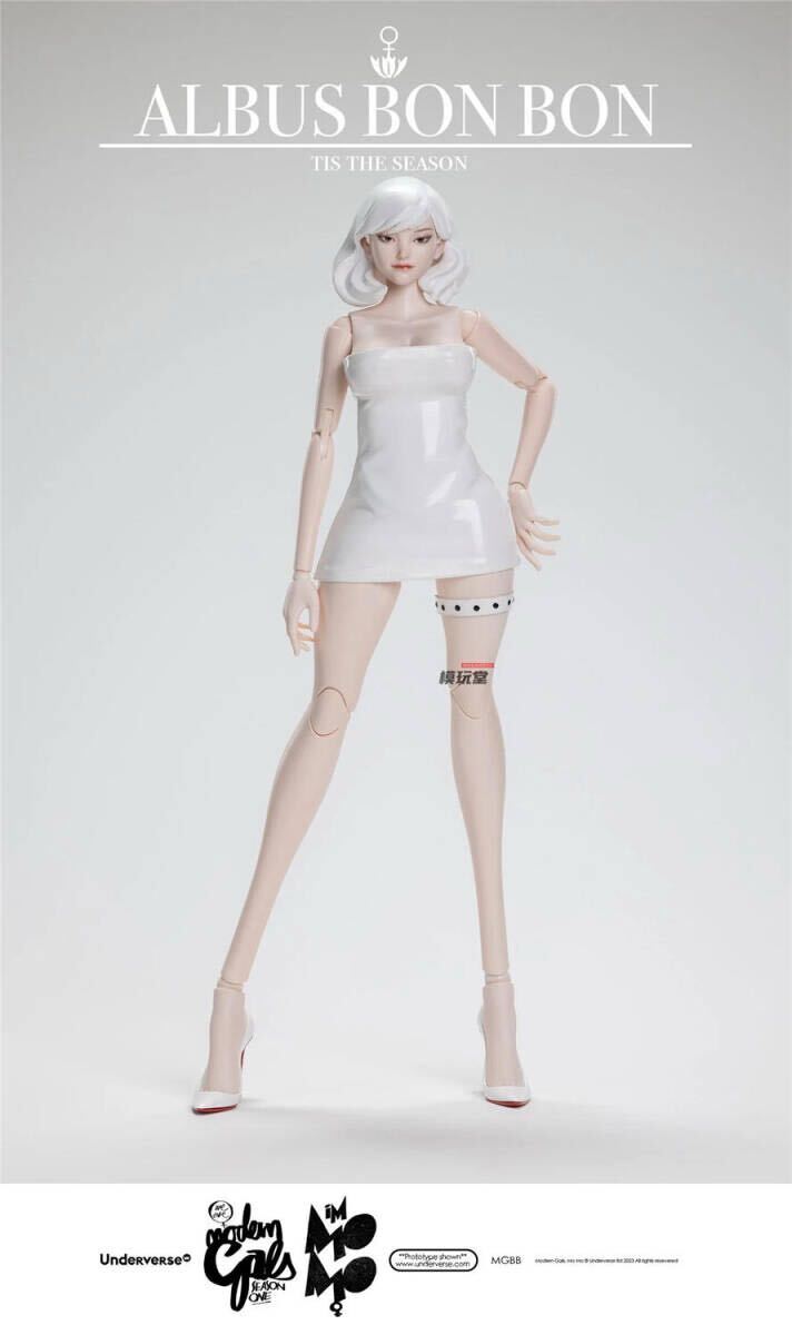 Underverse 1/6 MOMO Albus Bon Bon クリスマス 限定.Ver 未開封新品 UV202319 Limited Edition MODERN GALS Season One UV アンダーバース_画像6